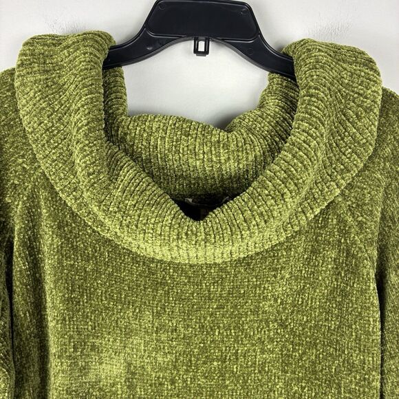 Umgee Moss Green Turtleneck Sweater - Picture 4 of 8